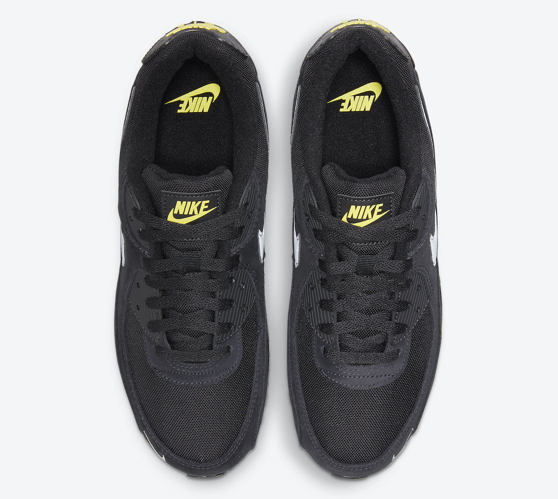 Nike Air Max 90 Black Yellow DO6706-001 Release Date Info