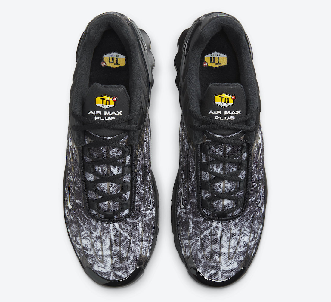 Nike Air Max Plus 3 Black White Graphic DO6386-001 Release Date Info