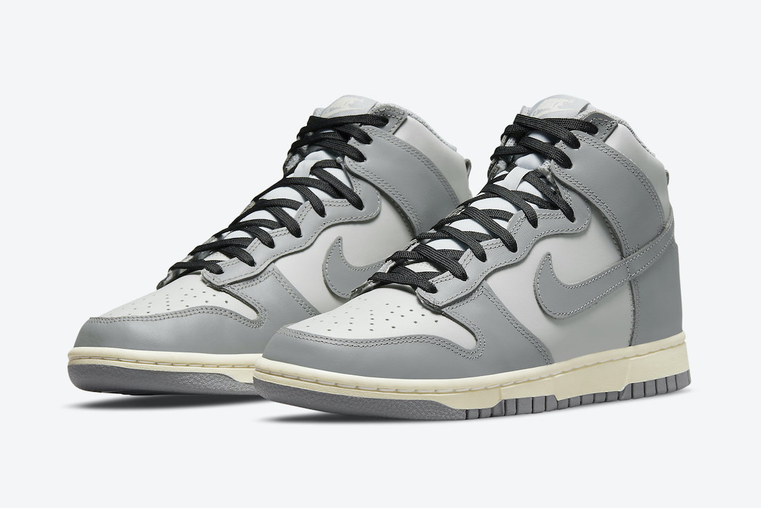 Nike Dunk High Releasing in Grey and White
