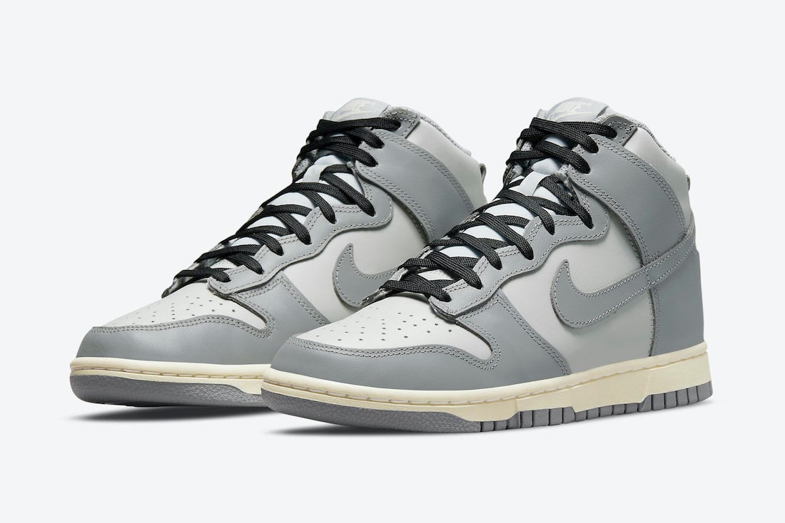 Nike Dunk High Releasing in Grey and White