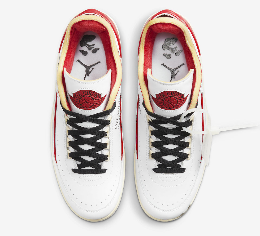 Off-White Air Jordan 2 Low White Varsity Red DJ4375-106 Release Date