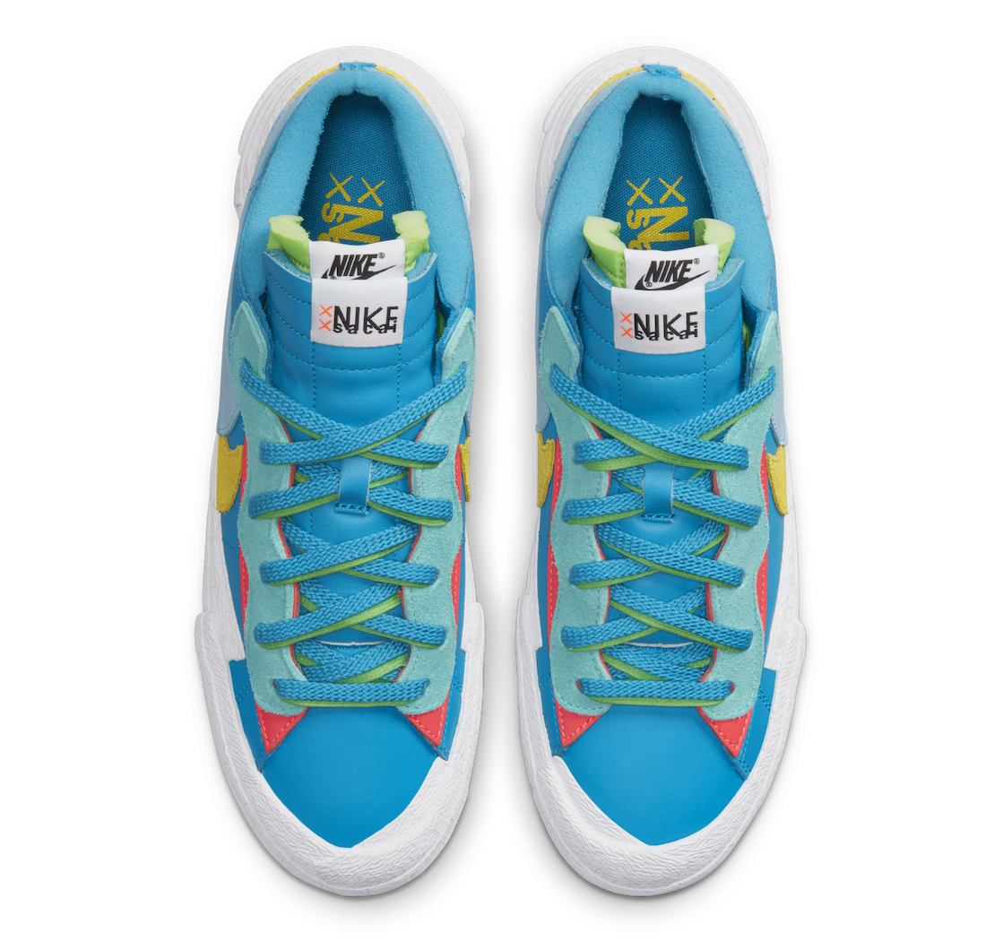 Kaws Sacai Nike Blazer Low DM7901-400 Release Info Price
