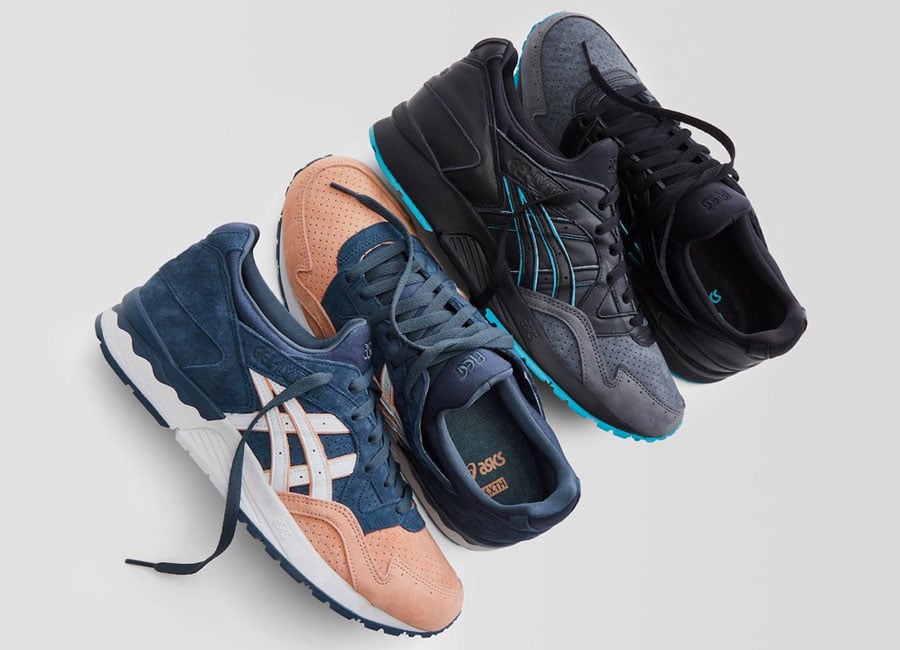 Ronnie Fieg’s Kith x Asics Gel Lyte V ’Salmon Toe’ and ‘Leather Back’ Releases Black Friday