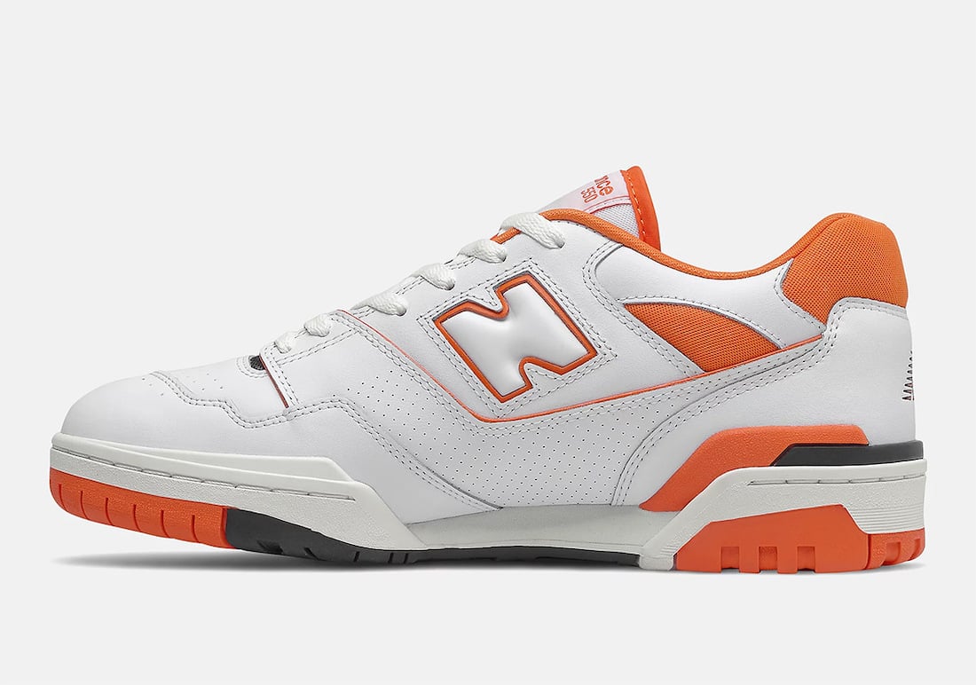 New Balance 550 Syracuse White Orange BB550HG1 Release Date Info