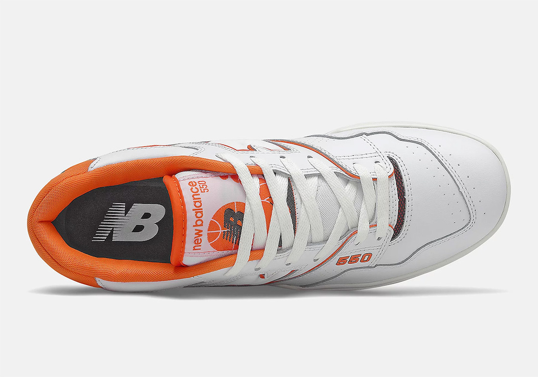 New Balance 550 Syracuse White Orange BB550HG1 Release Date Info