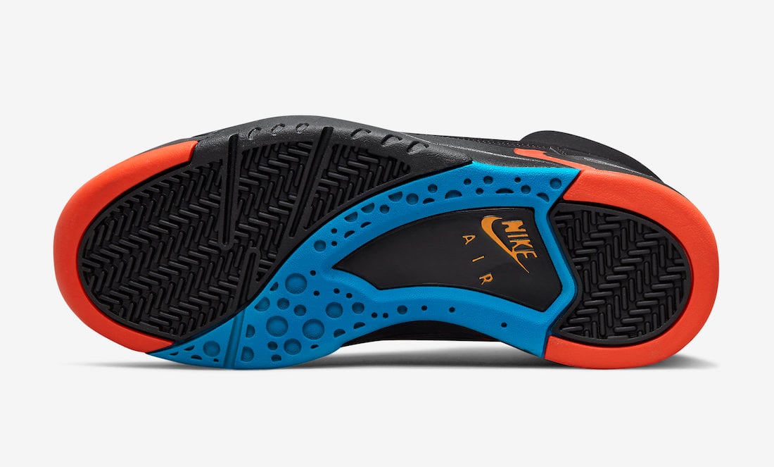 Nike Air Flight Lite Mid Black Team Orange Imperial Blue DQ7687-001 Release Date Info