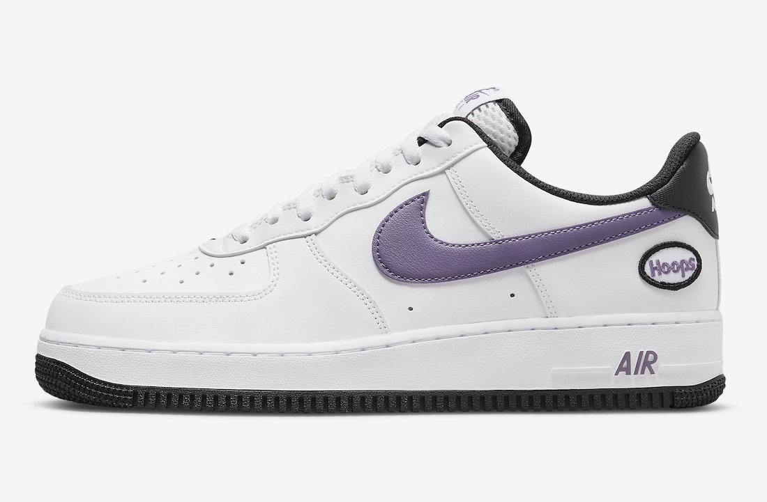Nike Air Force 1 Low Hoops White Canyon Purple DH7440-100 Release Date