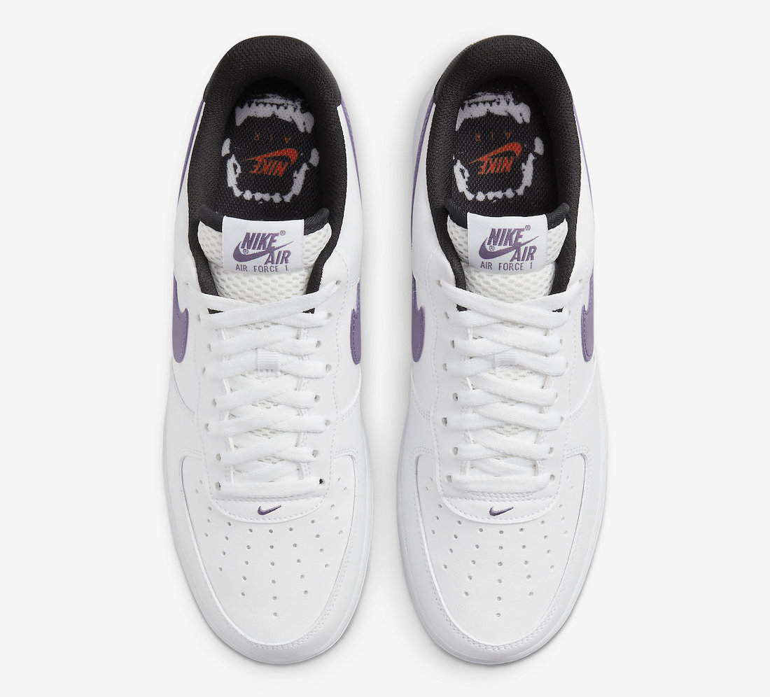 Nike Air Force 1 Low Hoops White Canyon Purple DH7440-100 Release Date