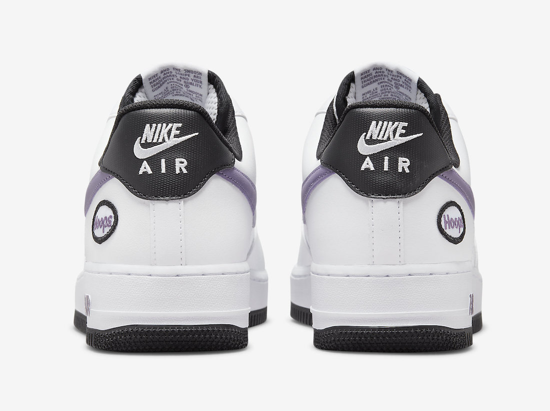 Nike Air Force 1 Low Hoops White Canyon Purple DH7440-100 Release Date