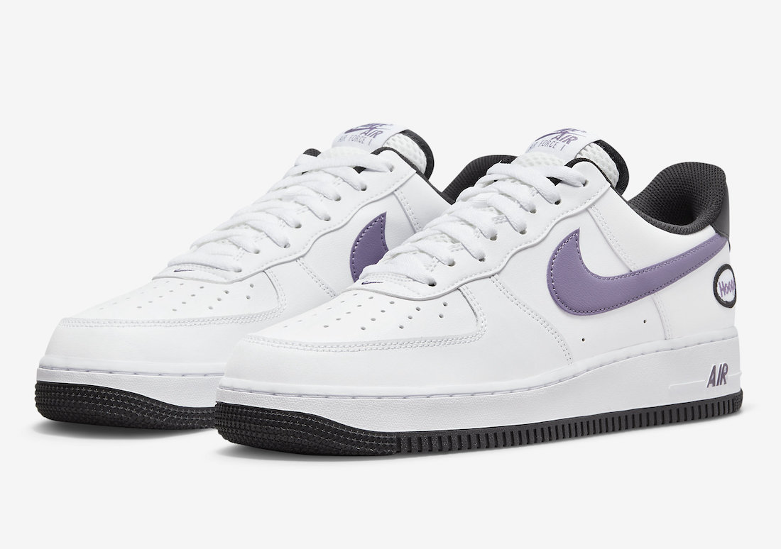 Nike Air Force 1 Low Hoops White Canyon Purple DH7440-100 Release Date