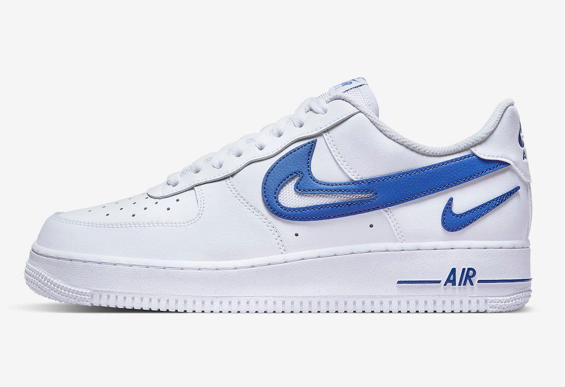 Nike Air Force 1 ‘Game Royal’ Features Cut-Out Swoosh Logos