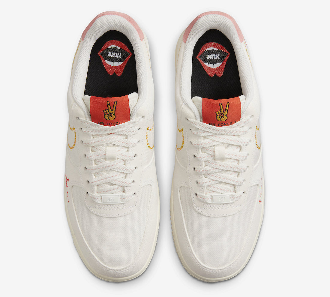 Nike Air Force 1 Low WMNS Rolling Stones DQ7656-100 Release Date Info