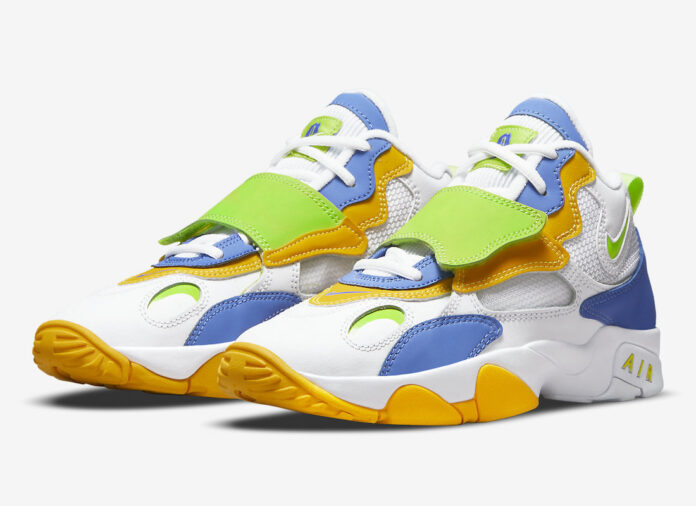Nike Air Max Speed Turf GS White Blue Green Yellow DR9869-100 Release ...