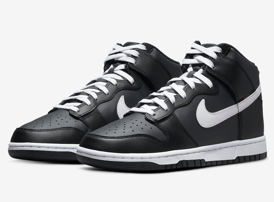 Nike Dunk High Releasing in Black and White