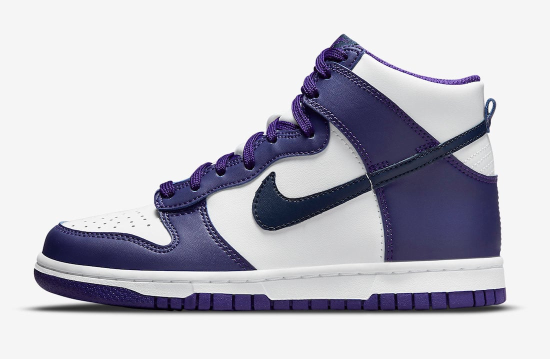 Nike Dunk High GS Navy Purple ‪DH9751-100 Release Date Info