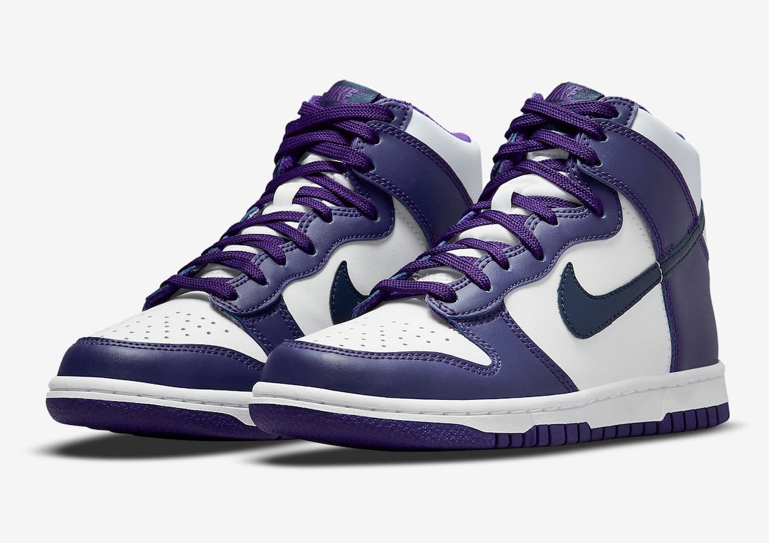 Nike Dunk High Releasing in Navy and Purple