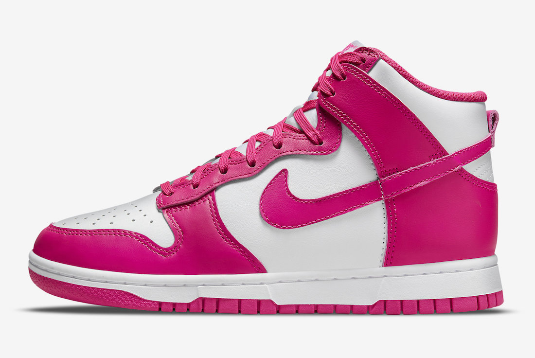 Nike Dunk High Pink Prime WMNS DD1869-110 Release Date Info