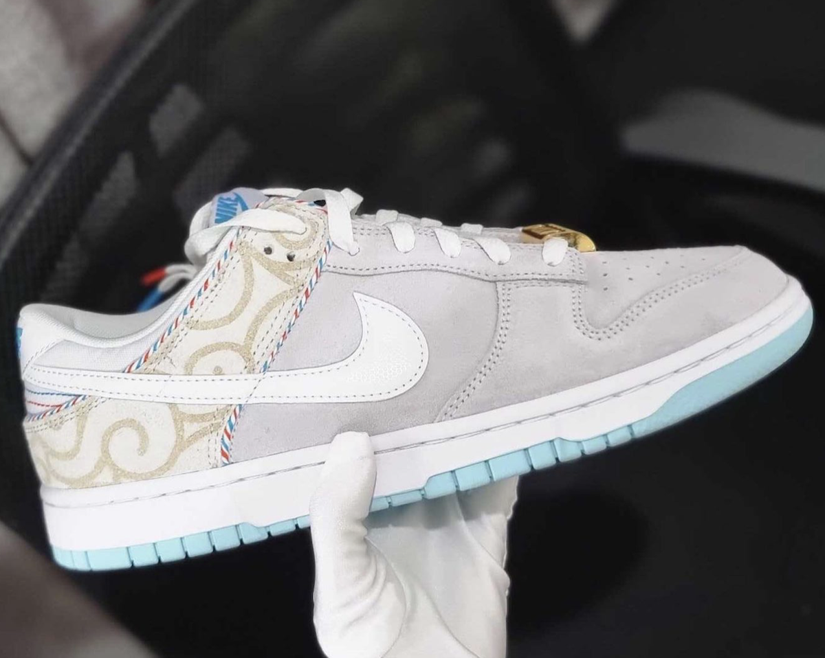 Nike Dunk Low Barber Shop White Grey Release Date