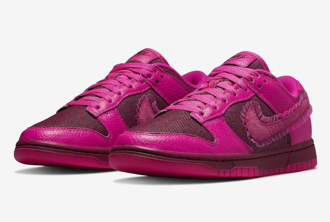 Nike Dunk Low Valentine's Day 2022 DQ9324-600 Release Date Info ...