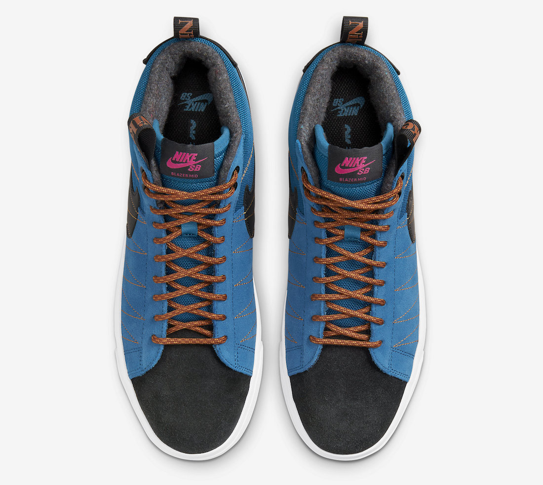 Nike SB Blazer Mid Acclimate Blue DC8903-400 Release Date Info