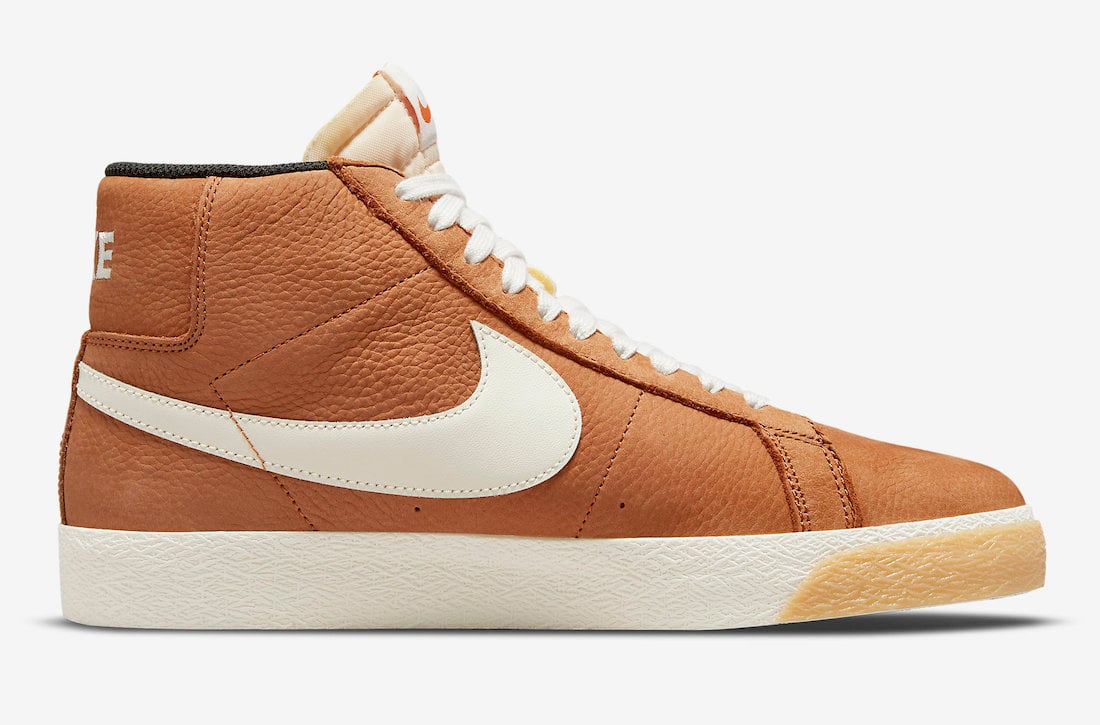 Nike SB Blazer Mid ISO Dark Russet DC8911-200 Release Date Info