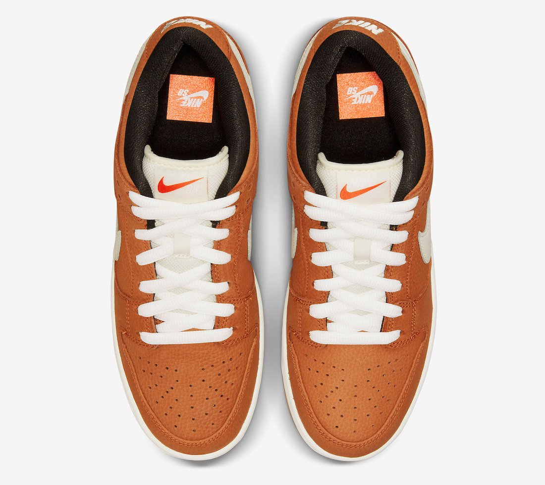 nike sb dunk low dark russet sail dh1319 200 release date info 3