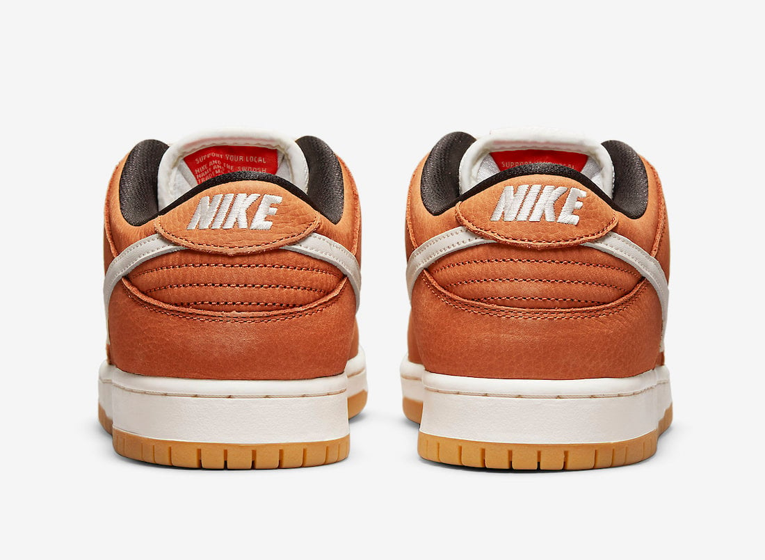 Nike SB Dunk Low Dark Russet Sail DH1319-200 Release Date Info