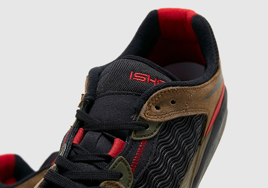 Nike SB Ishod Light Olive Black Varsity Red DC72320-300 Release Date Info
