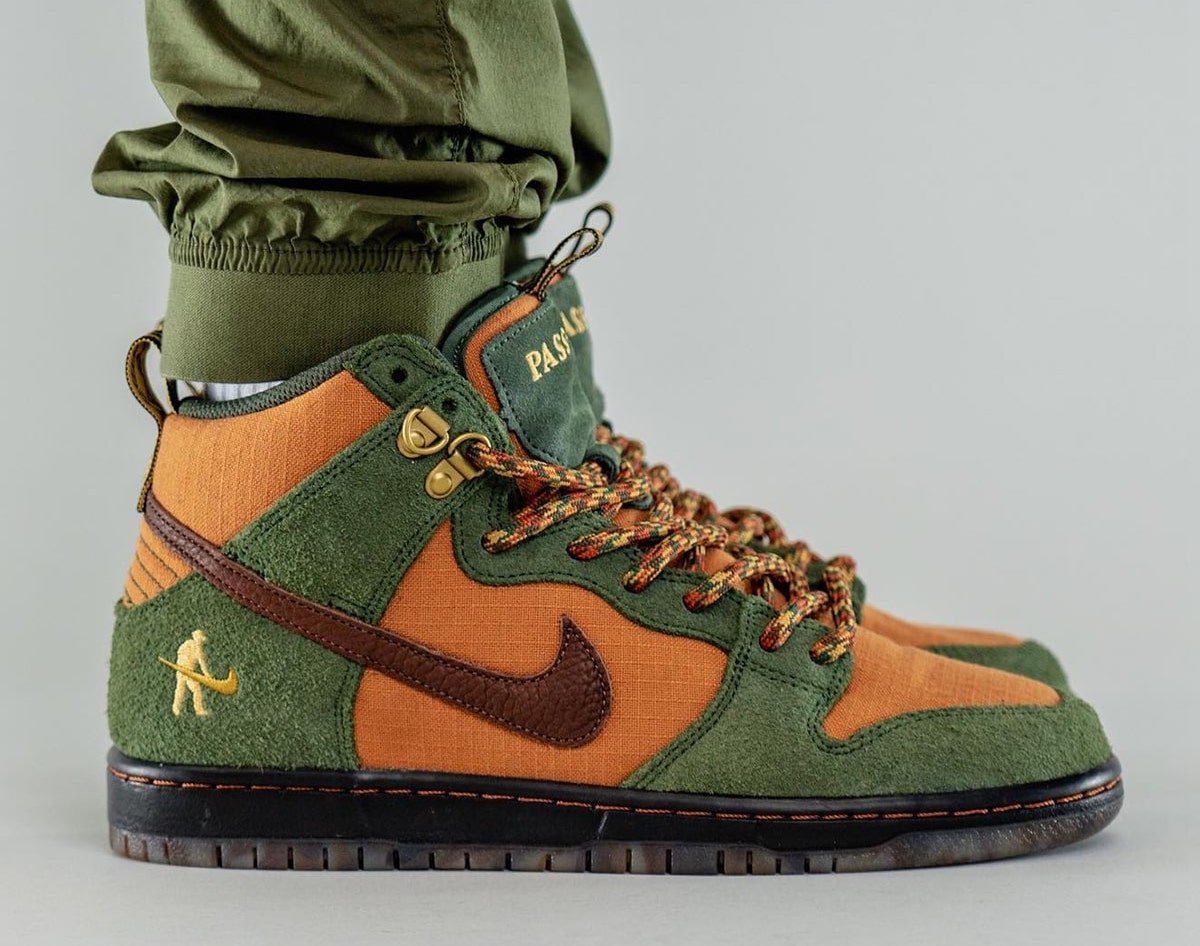 Passport Nike SB Dunk High Workboot DO6119-300 On-Feet