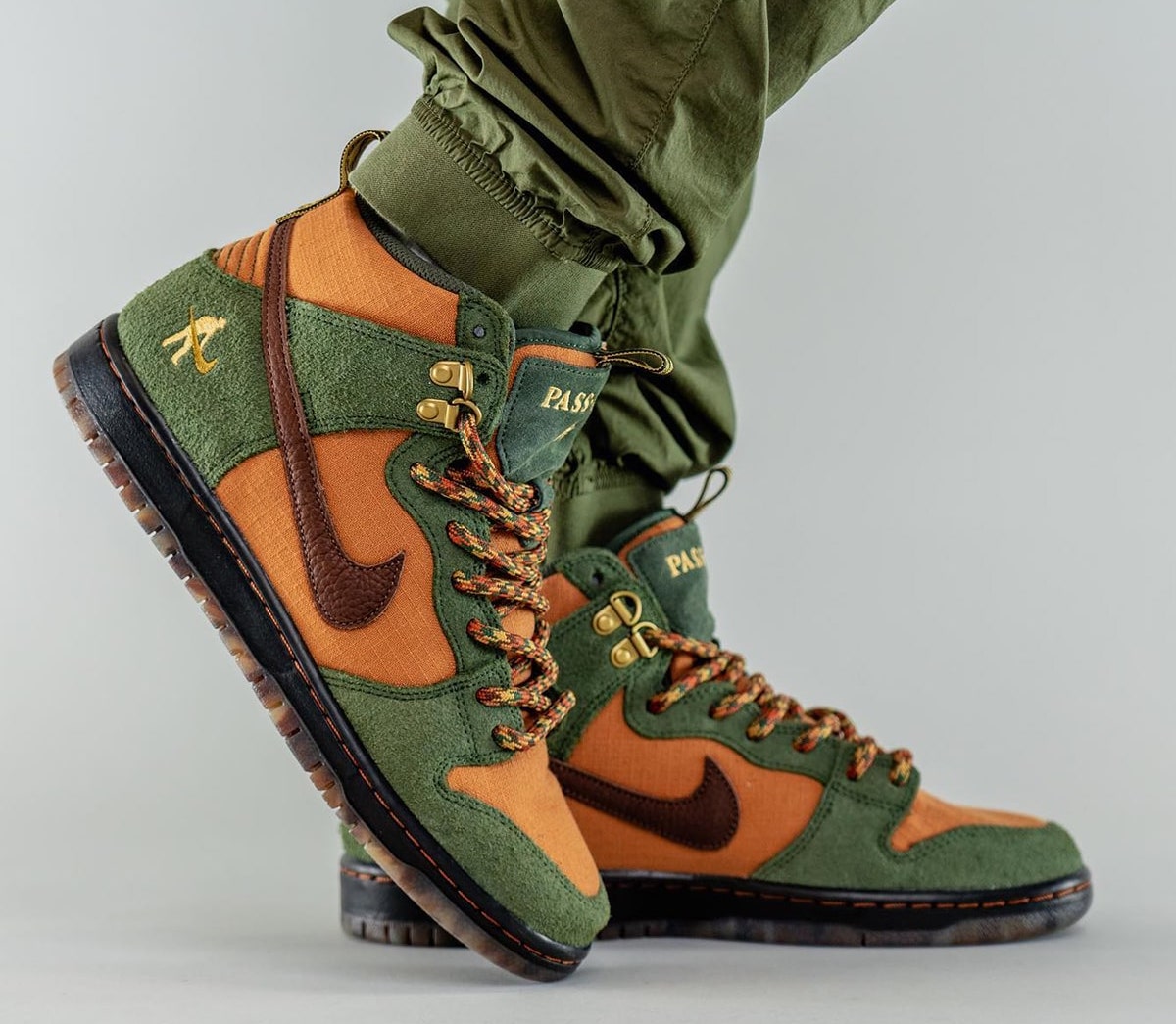 Passport Nike SB Dunk High Workboot DO6119-300 On-Feet