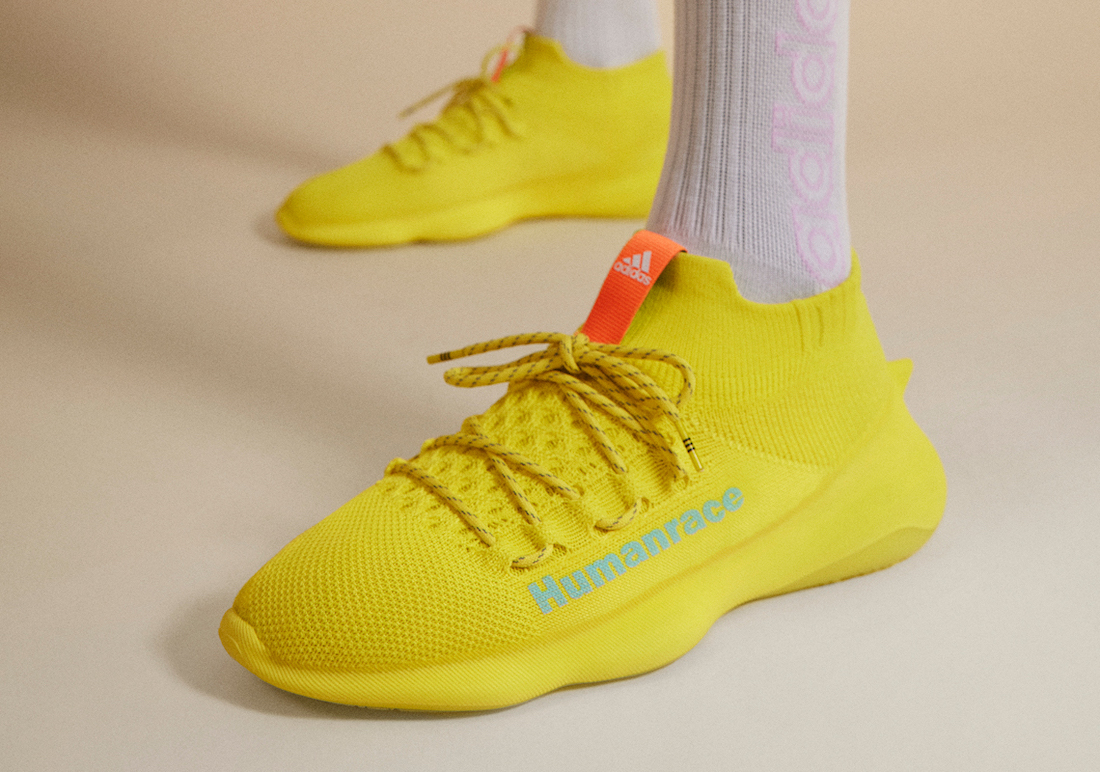 Pharrell x adidas Humanrace Sichona Shock Yellow GW4881 Release Date
