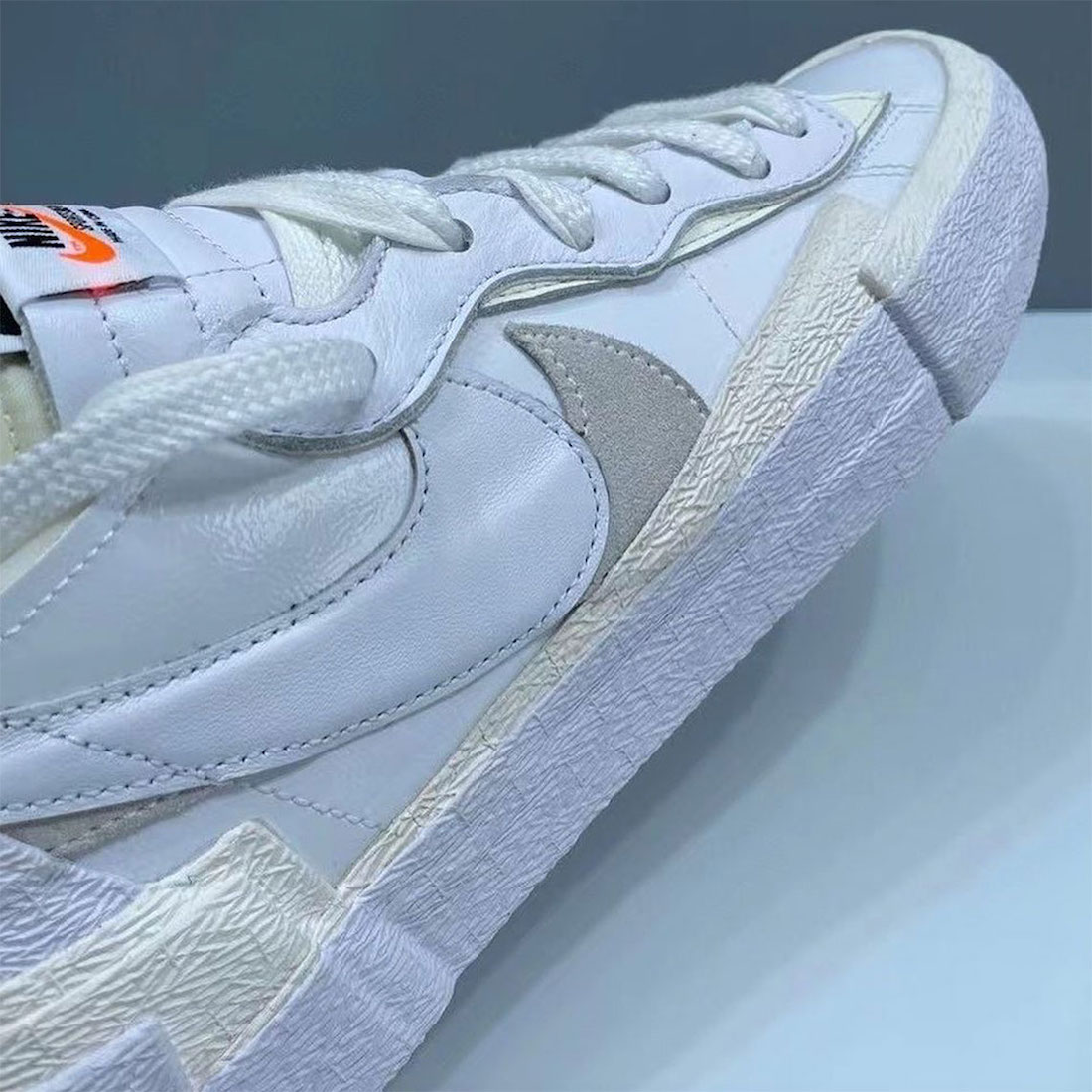 Sacai Nike Blazer Low White Grey DM6443-100 Release Date Info