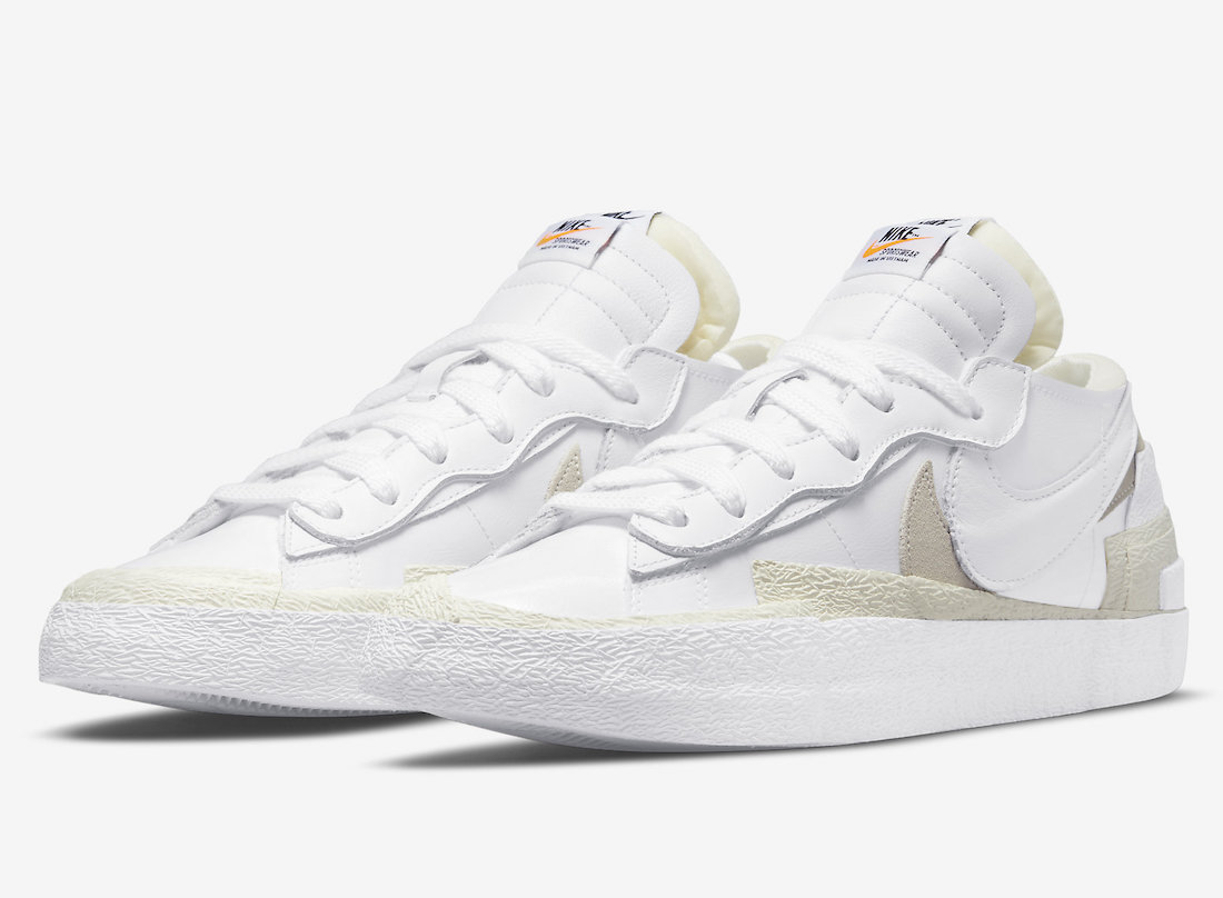 Sacai x Nike Blazer Low ‘White Patent’ Releasing March 31st
