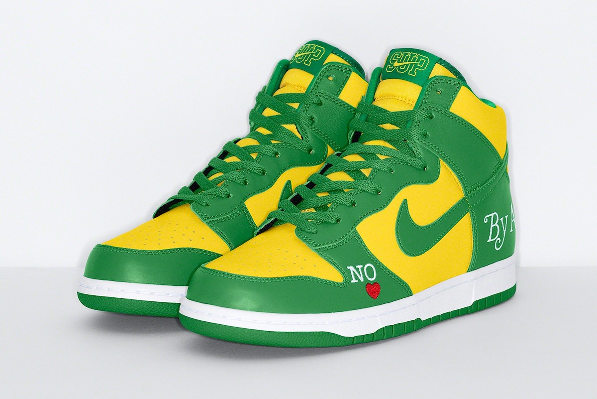 Supreme Nike SB Dunk High By Any Means DN3741-700 Release Date