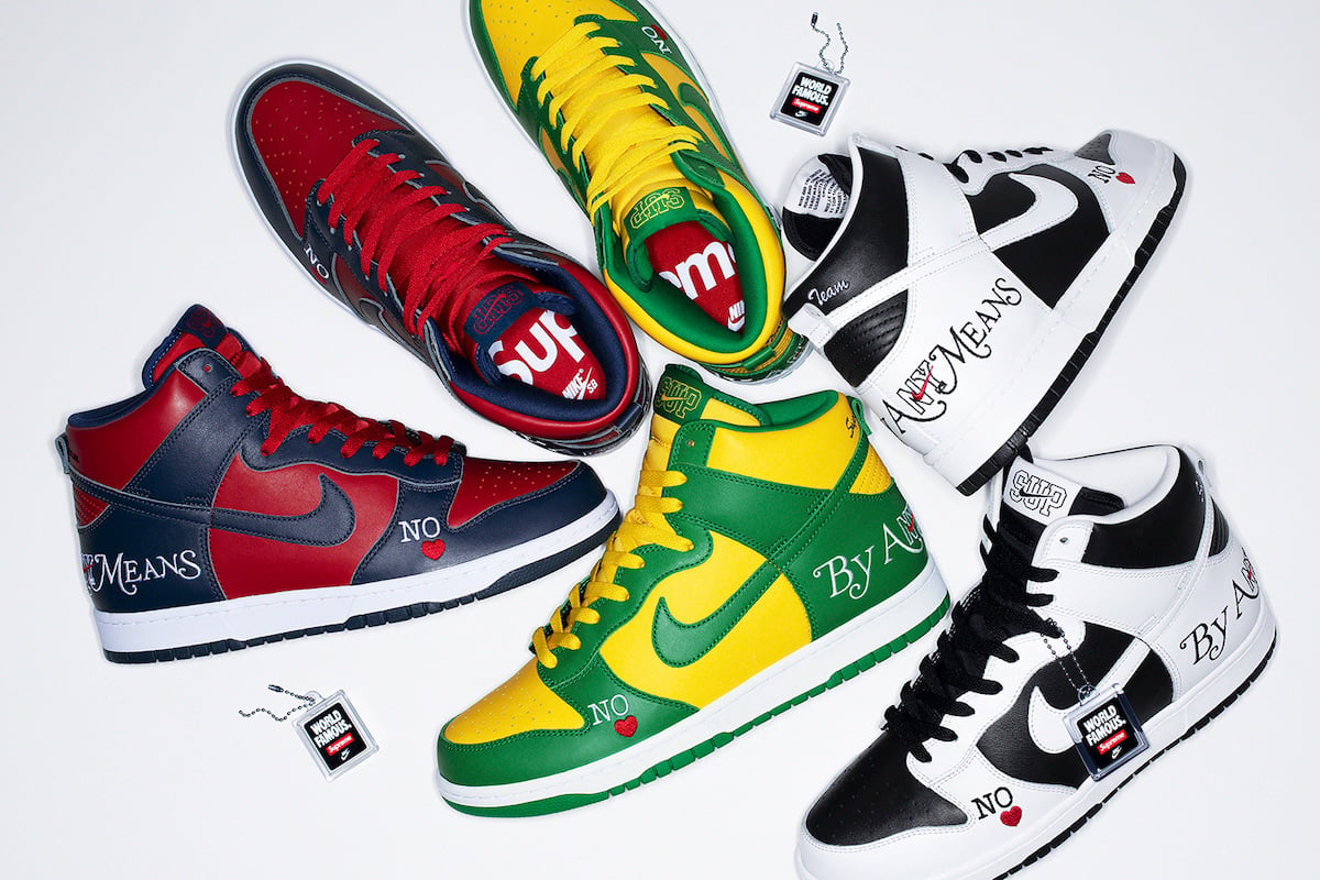 Supreme Nike SB Dunk High By Any Means Release Date