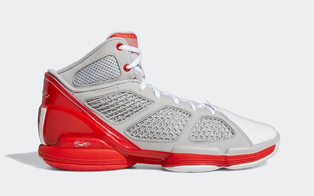 adidas D Rose 1.5 Grey White Red GY0257 Release Date Info