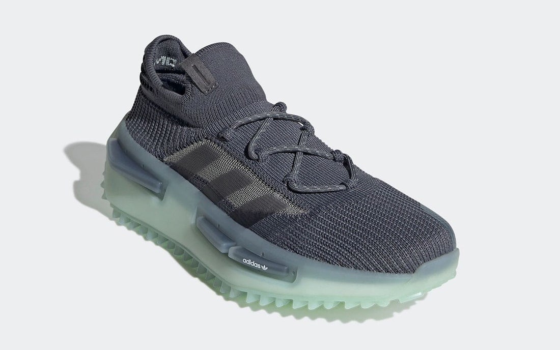 adidas NMD S1 Grey Green Glow GZ9233 Release Date Info