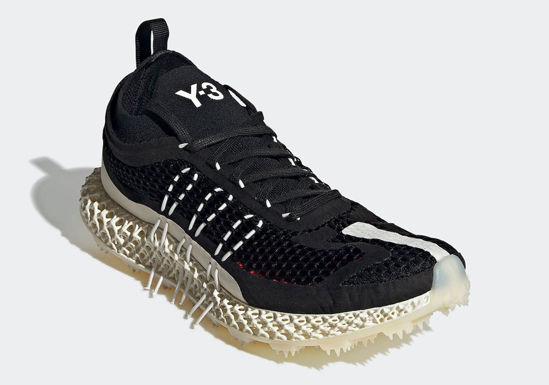 adidas Y-3 Runner 4D Halo Black White GX1091 Release Date Info