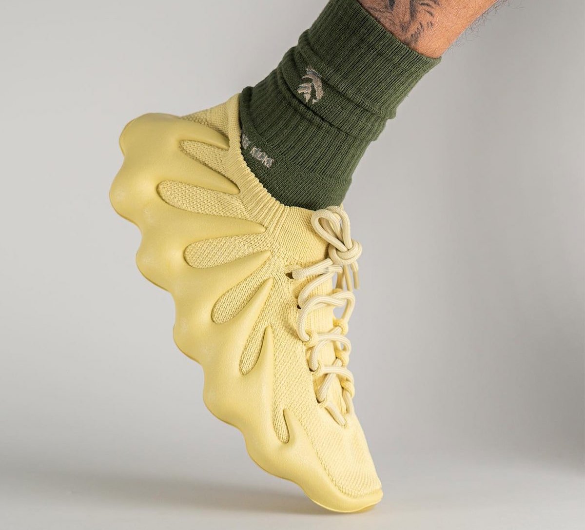 adidas Yeezy 450 Sulfur On-Feet