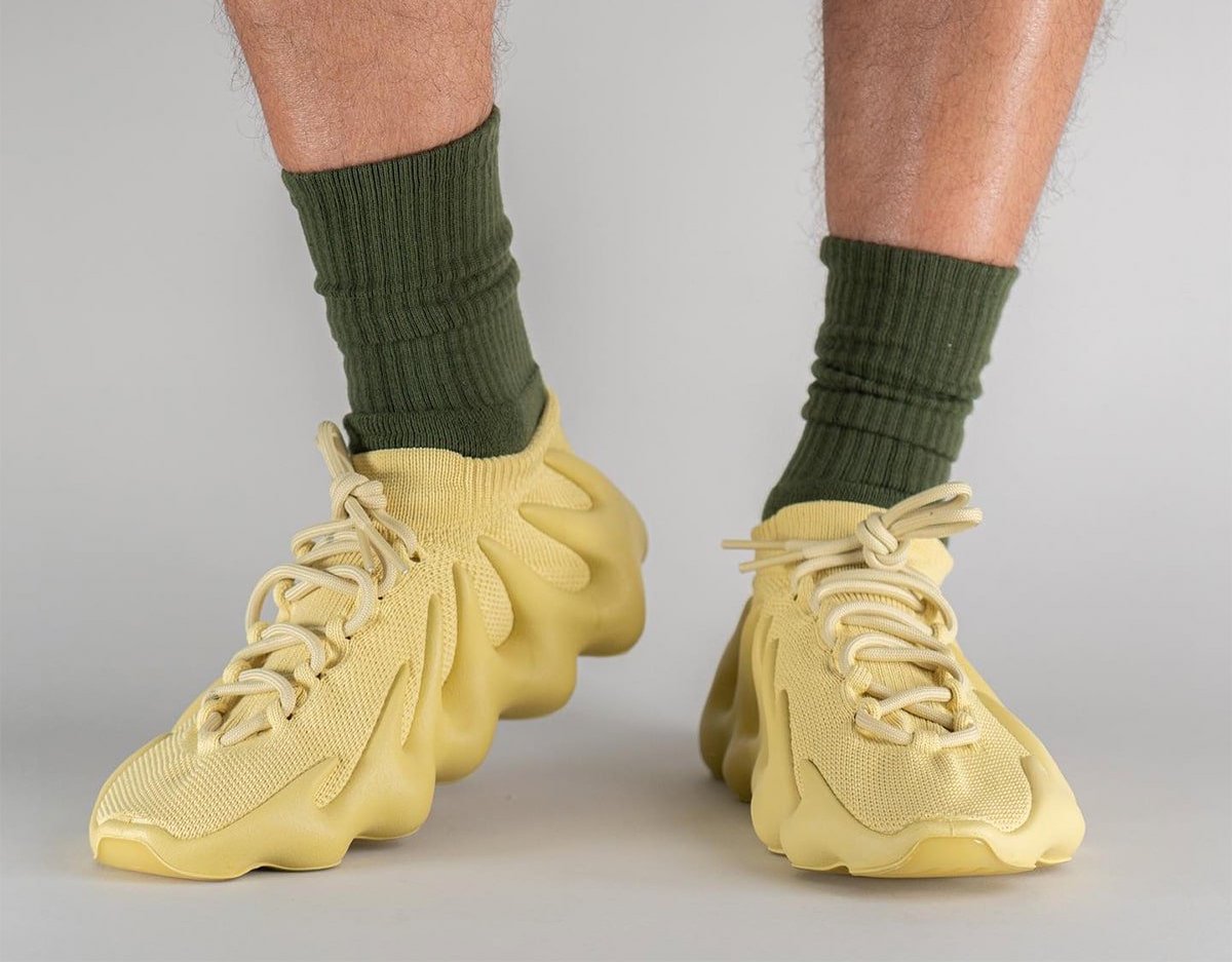 adidas Yeezy 450 Sulfur On-Feet