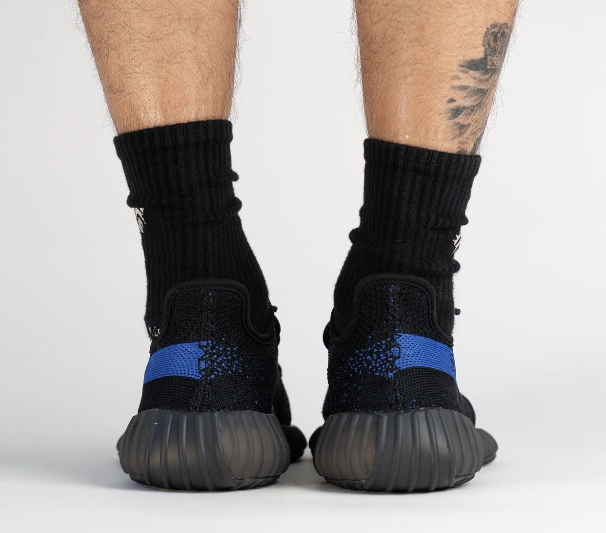 adidas Yeezy Boost 350 V2 Dazzling Blue GY7164 On-Feet