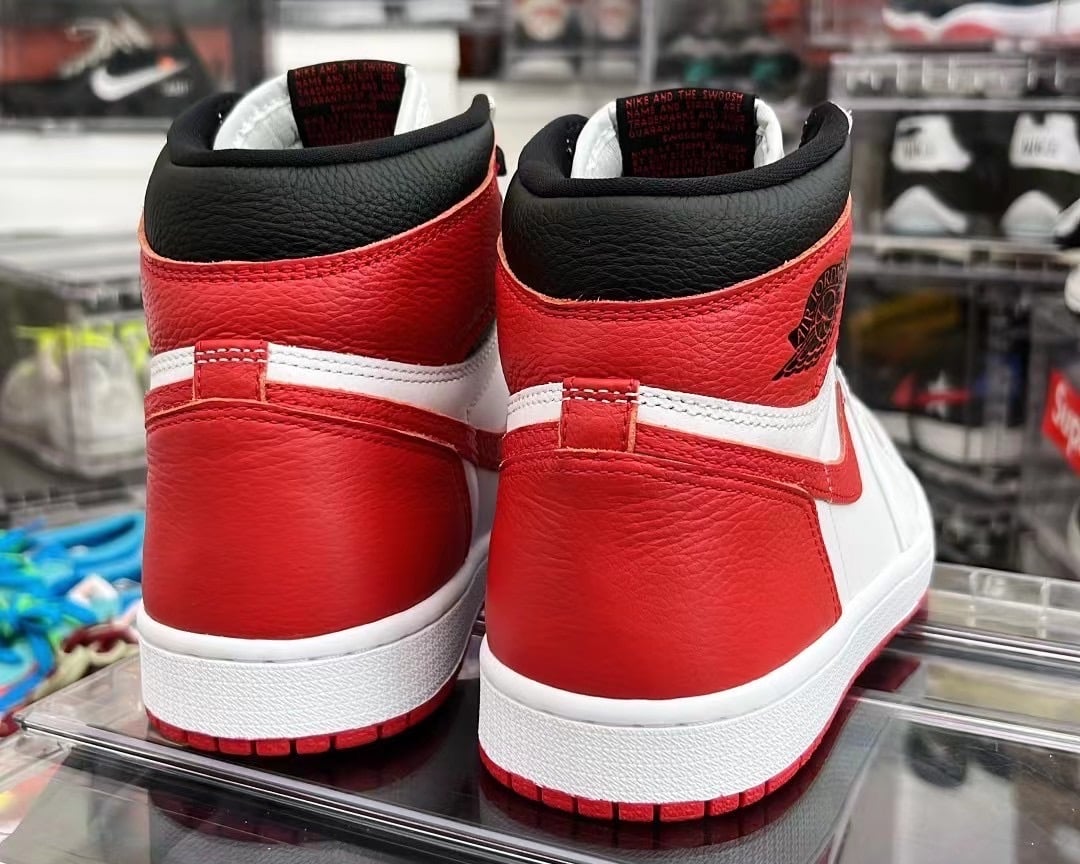 Air Jordan 1 Heritage White University Red 555088-161 Release Info