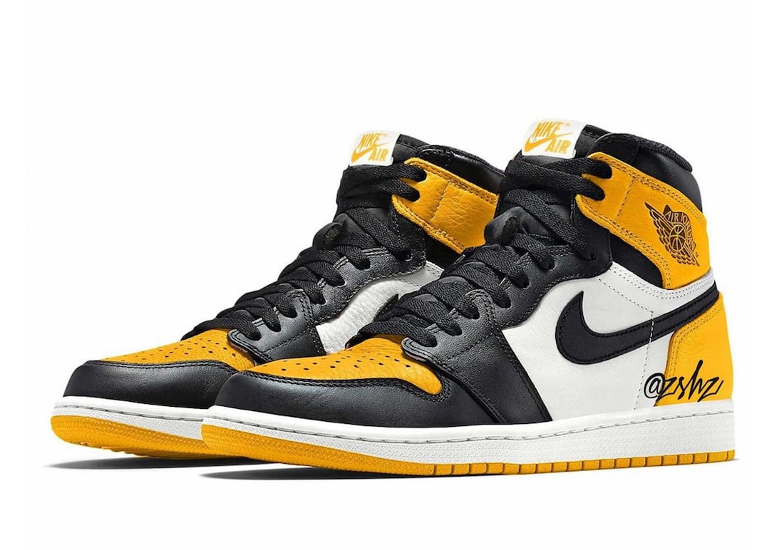 Air Jordan 1 High OG Yellow Toe 2022 Release Date