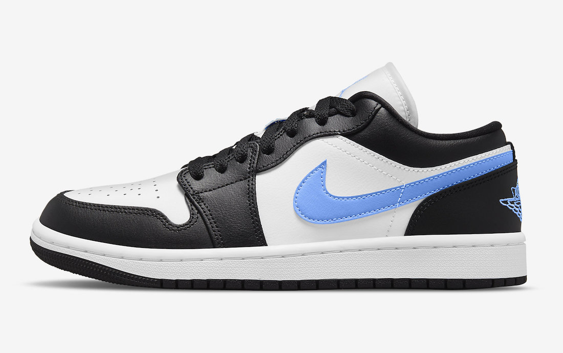 Air Jordan 1 Low Black University Blue White DC0774-041 Release Date Info