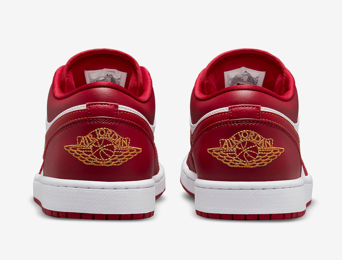 Air Jordan 1 Low Cardinal Red 553558-607 Release Date