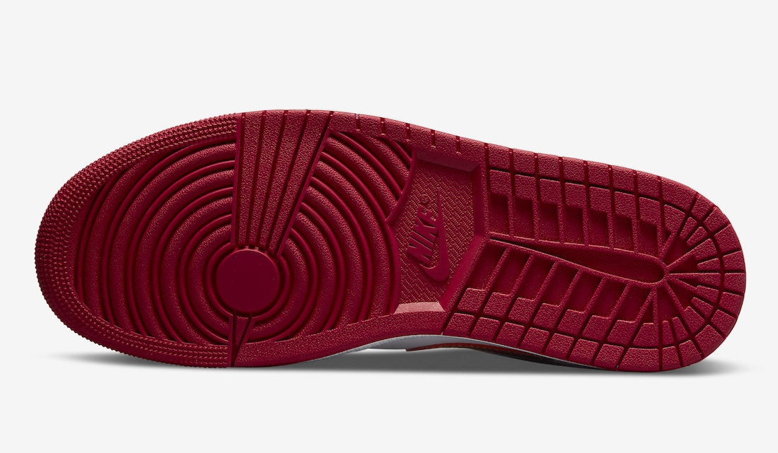 Air Jordan 1 Low Cardinal Red 553558-607 Release Date