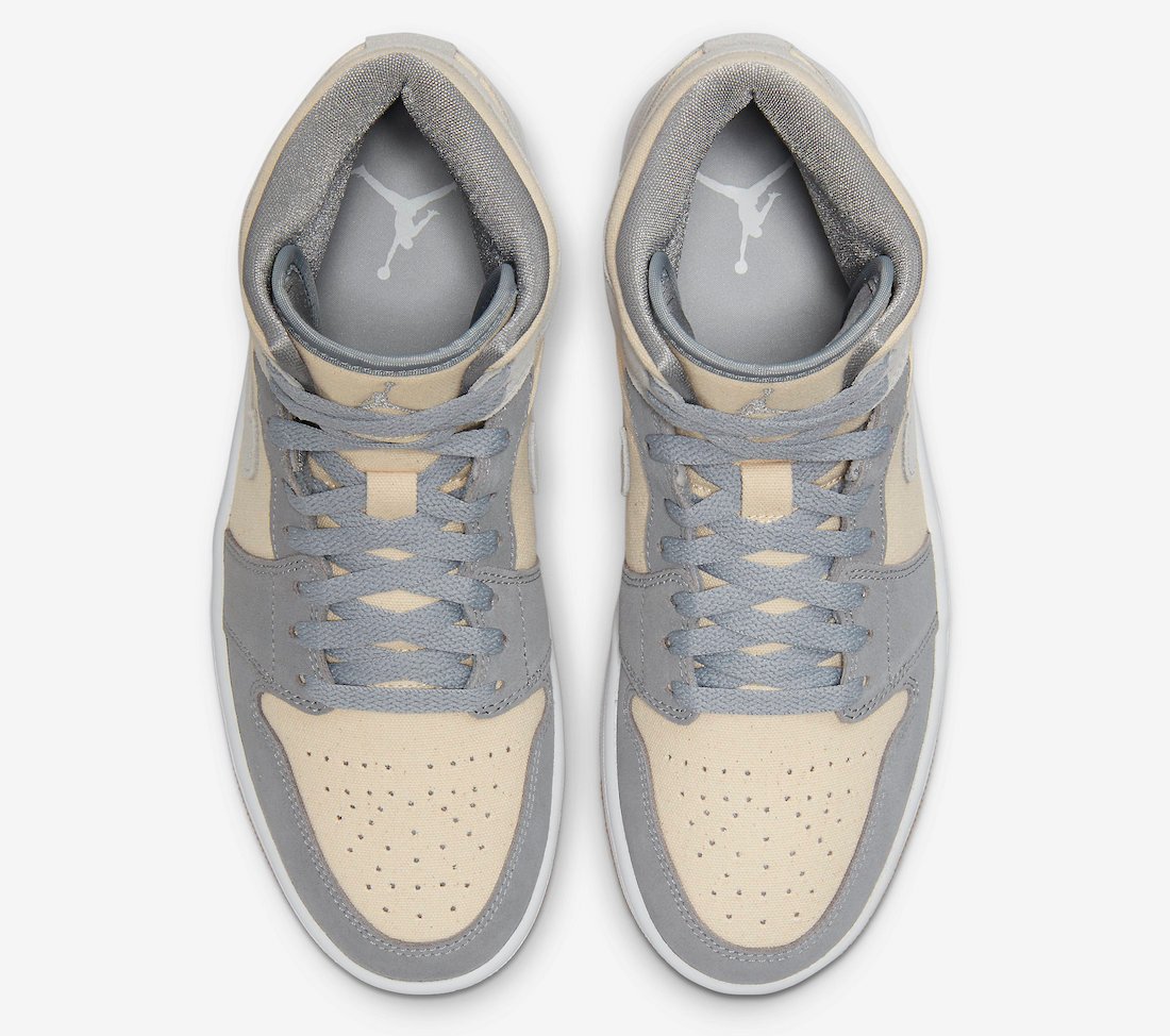 Air Jordan 1 Mid Grey Suede Gum DN4281-100 Release Date Info