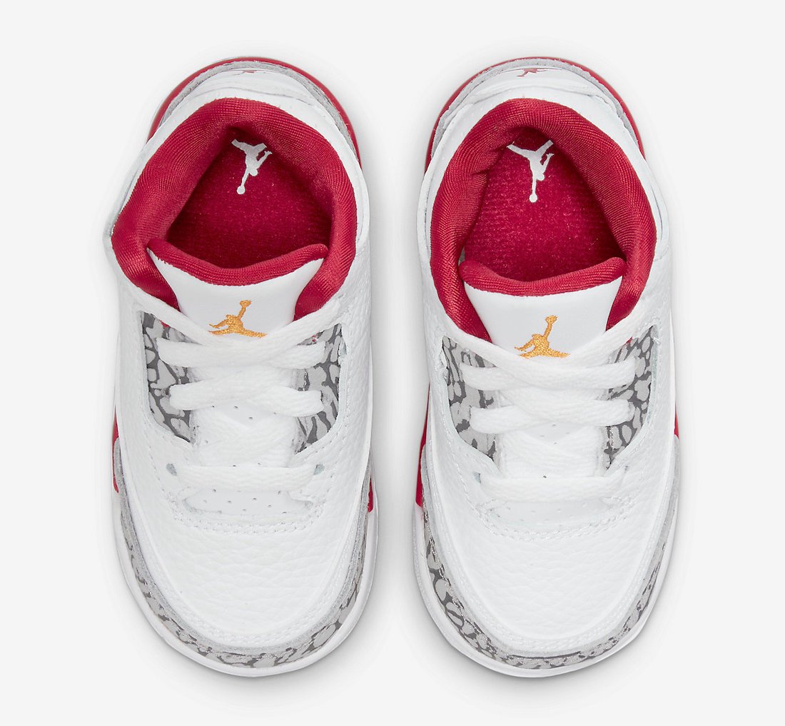 Air Jordan 3 Cardinal Red Toddler 832033-126 Release Date