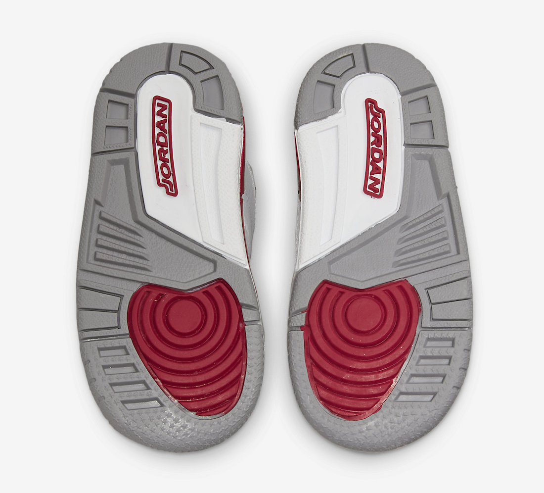 Air Jordan 3 Cardinal Red Toddler 832033-126 Release Date