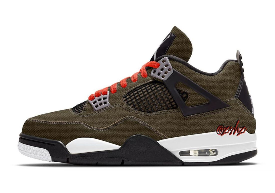 Air Jordan 4 Olive Canvas Release Date